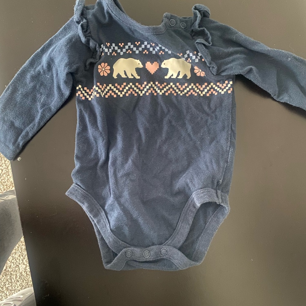 Garanimals Dark Blue Baby Onesie